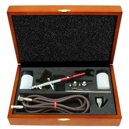 PAASCHE Paasche MIL-3W Wood Box Set with All Three Heads for MIL Airbrush MIL-3WC